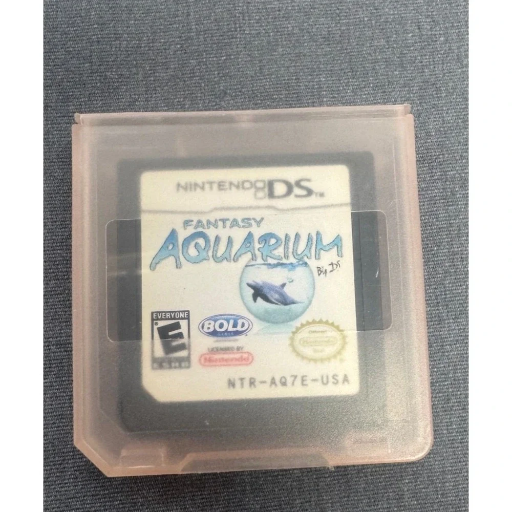 Nintendo Fantasy Aquarium DS Game Cartridge Simulation - Tested